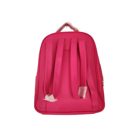 Juicy Couture Pink Faux Leather Backpack with Black Sequins - Picture 3 of 6